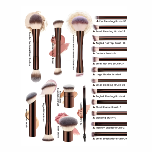 High-quality Wool Fiber Makeup Brushes