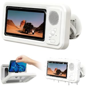 shower phone holder waterproof anti fog