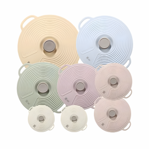 Silicone bowl covers for airtight food storage