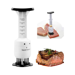 stainless steel meat injector tool