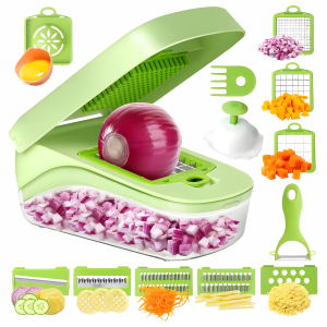 Vegetable Food Chopper with Multiple Blades