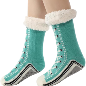 warm socks womens non slip grip
