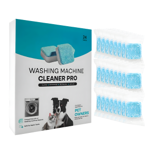 washing machine cleaner tablet dissolving