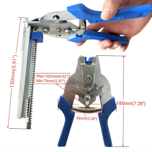Close-up of Hog Ring Pliers Kit with ergonomic handle