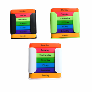 7-Day Pill Organizer - Weekly Medication Storage