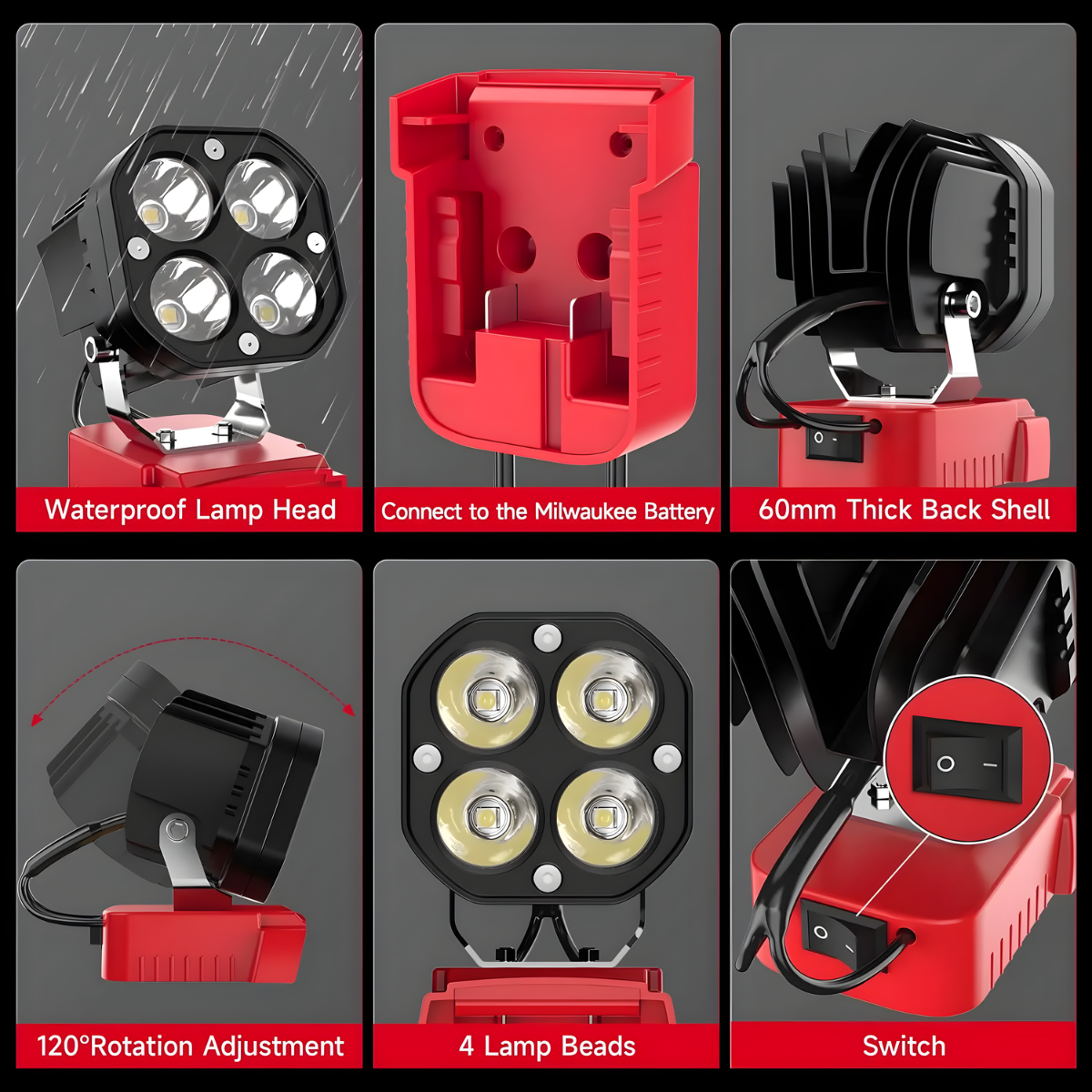 Milwaukee M18 work light outdoor