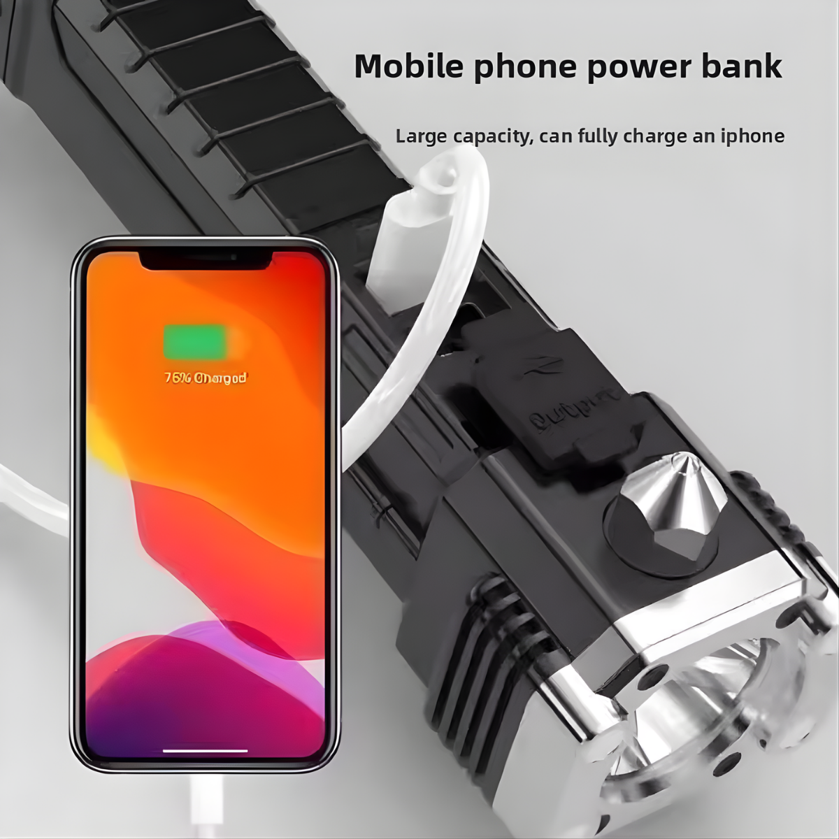 flashlight that starts fires outdoor