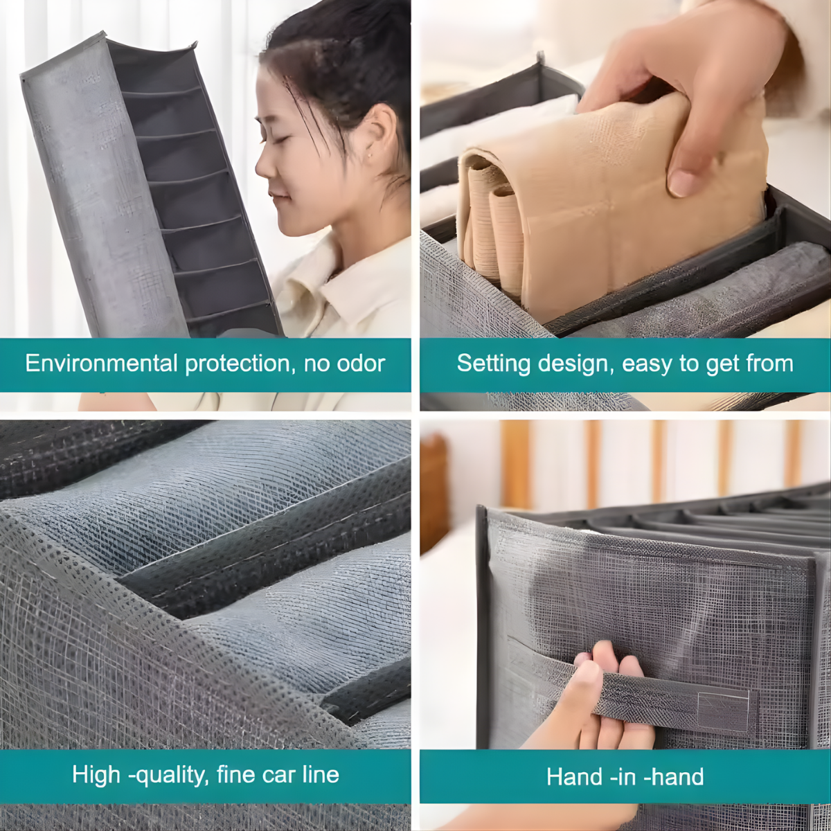 Fabric Closet Organizer – A durable, washable storage solution