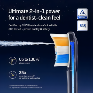 Cordless Electric Toothbrush with Water Flosser Charging