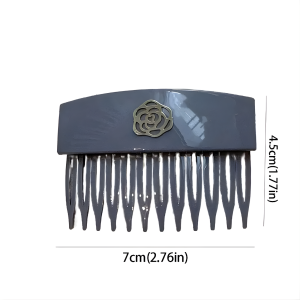 decorative hair comb side clip
