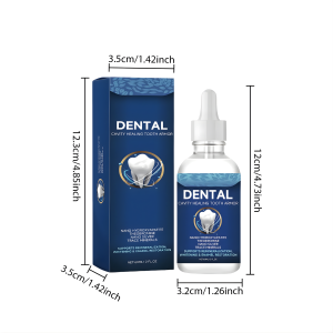 teeth whitening serum application