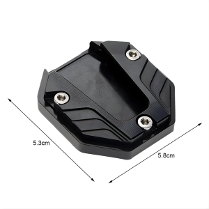 motorcycle kickstand pad enlarged base