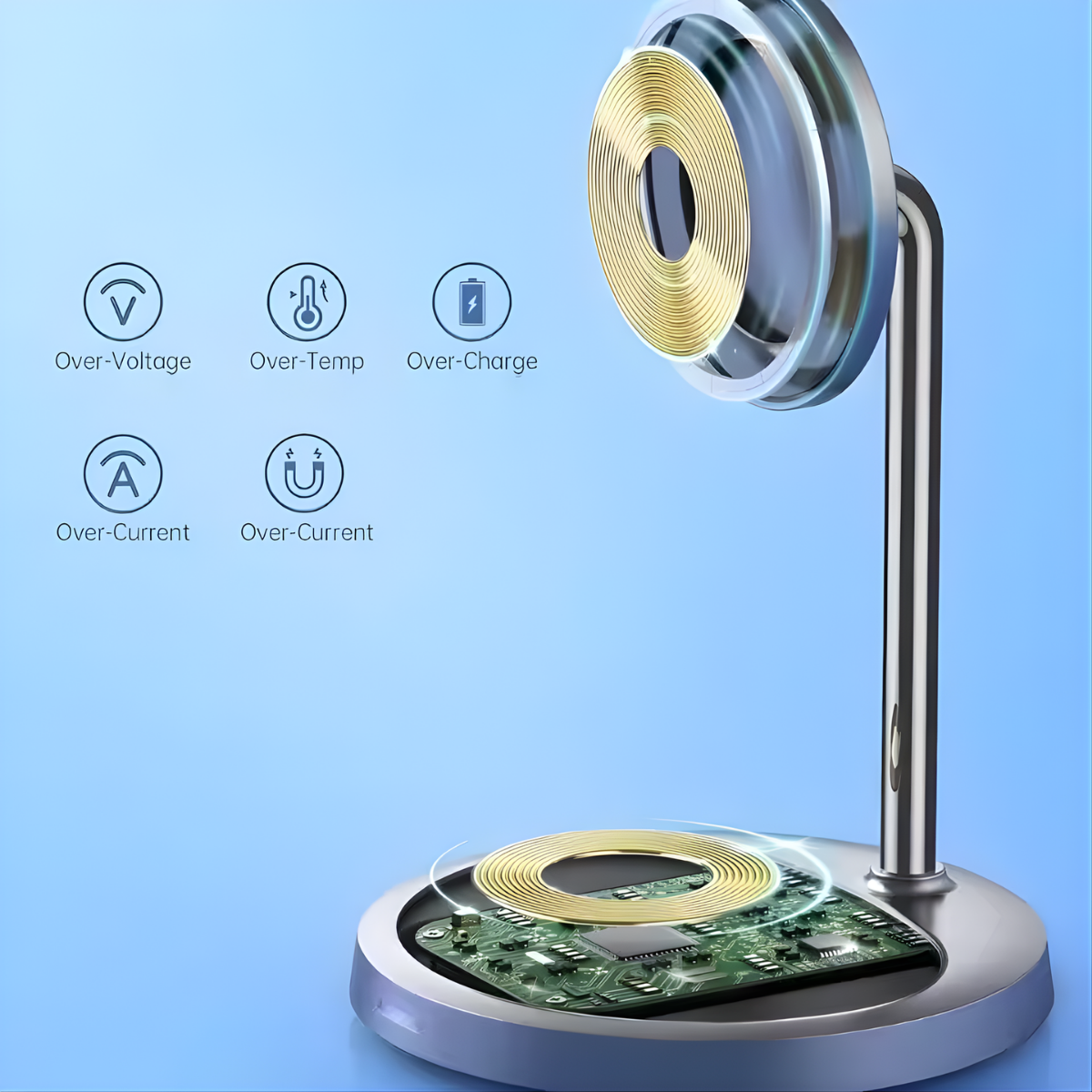 wireless charging stand magnetic