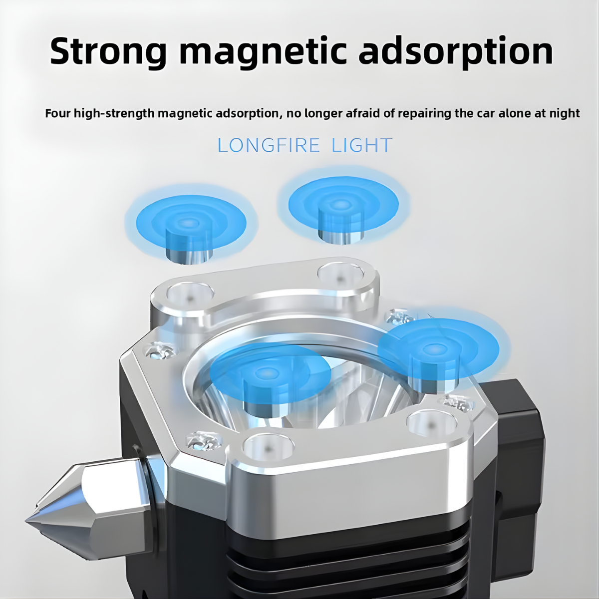 flashlight that starts fires magnetic