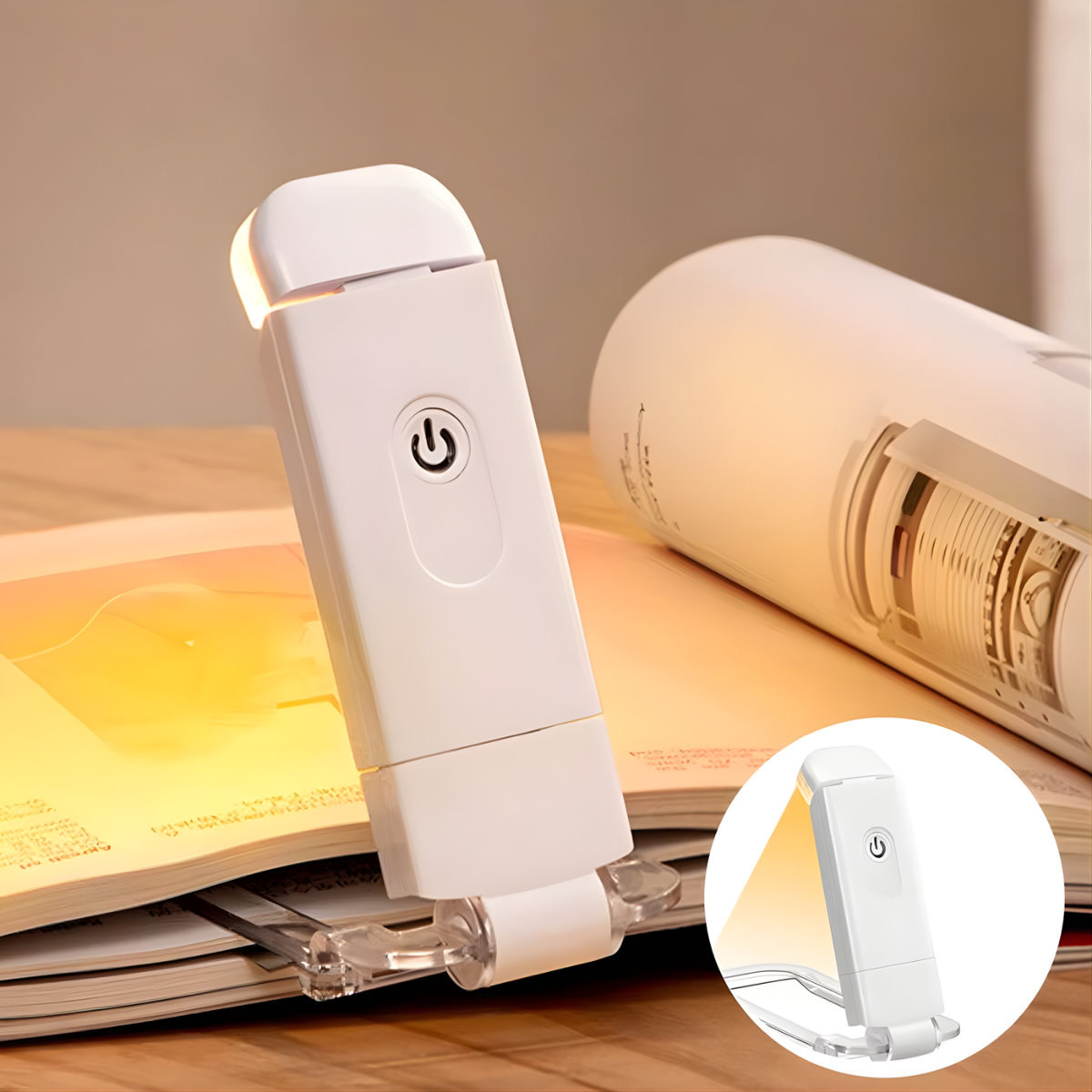 rechargeable book light portable travel use
