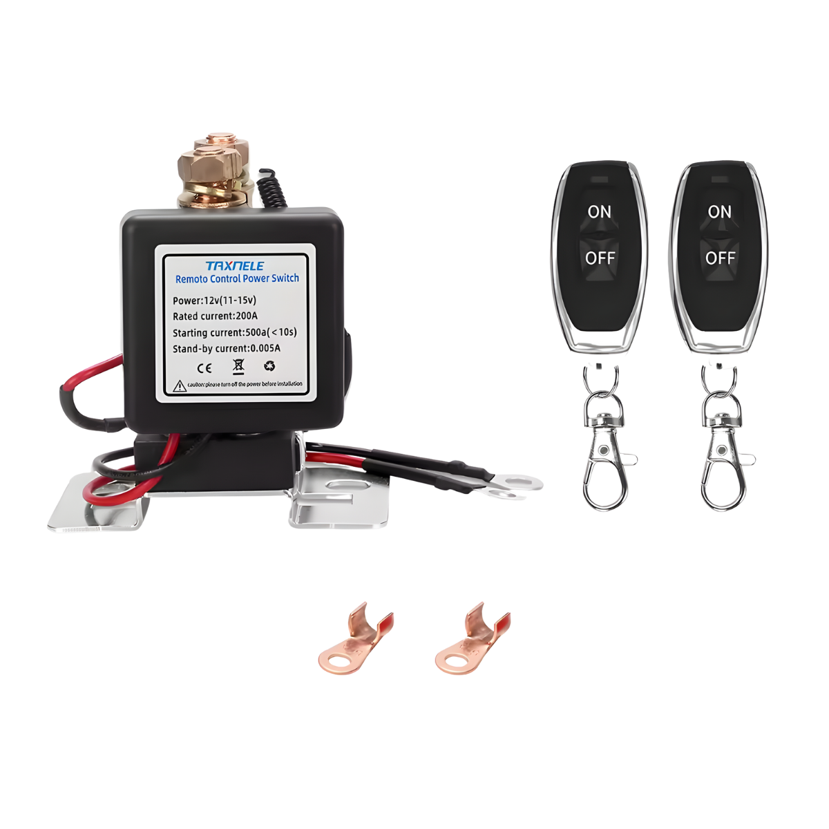 remote battery disconnect switch installed