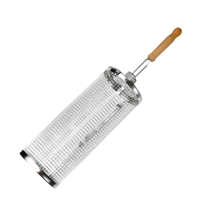 The Rolling Grill Baskets are perfect for grilling vegetables. Their mesh design keeps food secure while ensuring even heat distribution, giving you perfectly cooked veggies every time.