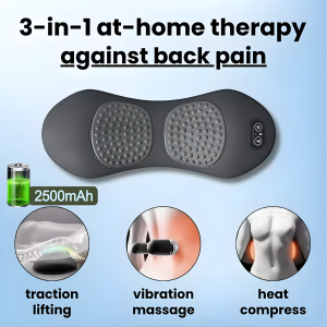 portable back massager with heat