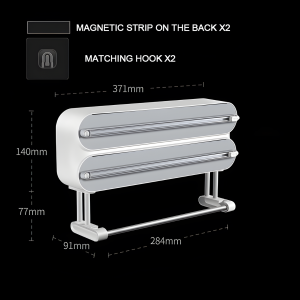 plastic wrap dispenser wall mount