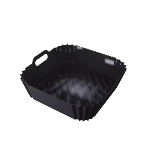 air fryer silicone basket inside fryer