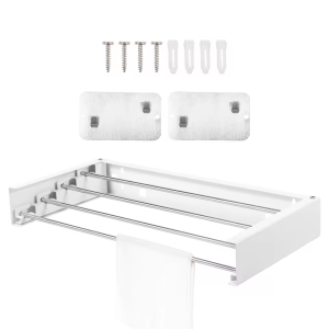 folding wall mounted drying rack