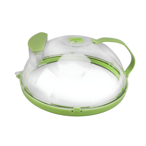 microwave splatter cover on plate