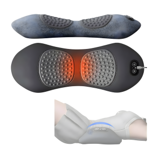 portable back massager on bed