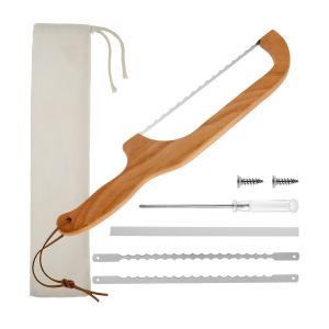 Sourdough Bread Knife with Wooden Handle for Easy Slicing