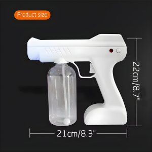 Nano Steam Gun Spray Bottle cordless rechargeable use demonstration