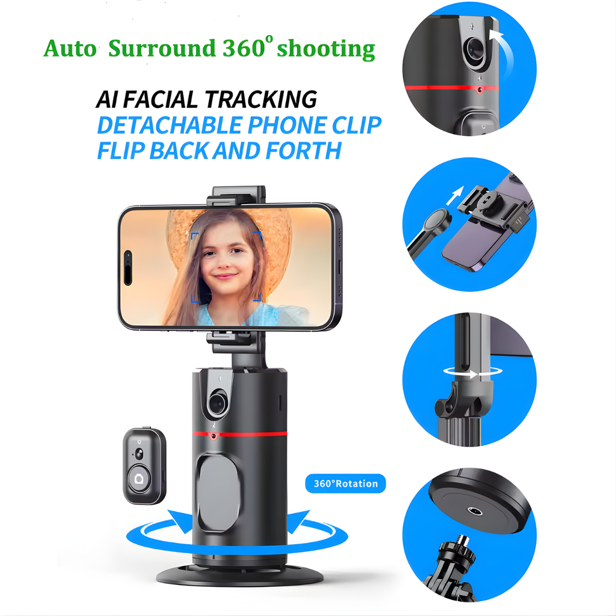 Gesture Control with Phone Gimbal Stabilizer