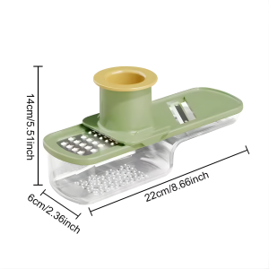 Ginger grater tool with detachable parts for easy cleaning