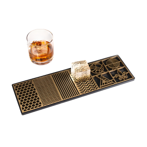 cocktail ice stamp custom logo