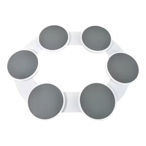 rotating serving tray portable design for kitchen counter use